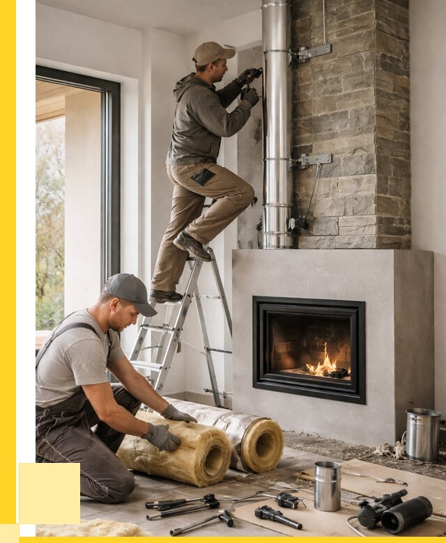 Монтаж дымоходов для каминов в Биробиджане от 15207 р. ЭриданБрб