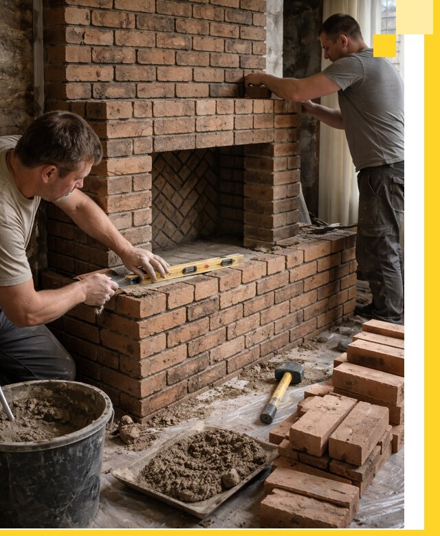 Изготовление и установка кирпичных каминов в Биробиджане