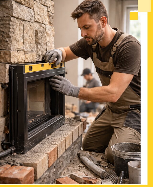 Дровяные камины под ключ в Биробиджане: монтаж, обустройство