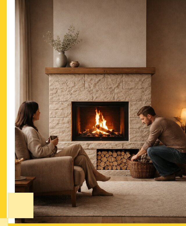 Камины для дома в Биробиджане под ключ от 152070 р. | ЭриданБрб