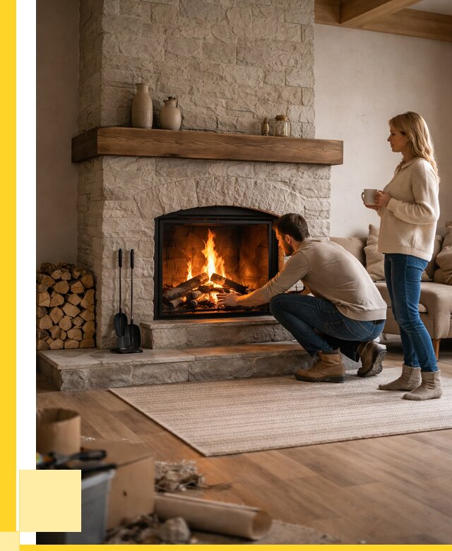 Камины для загородного дома в Биробиджане от 354830 р., ЭриданБрб