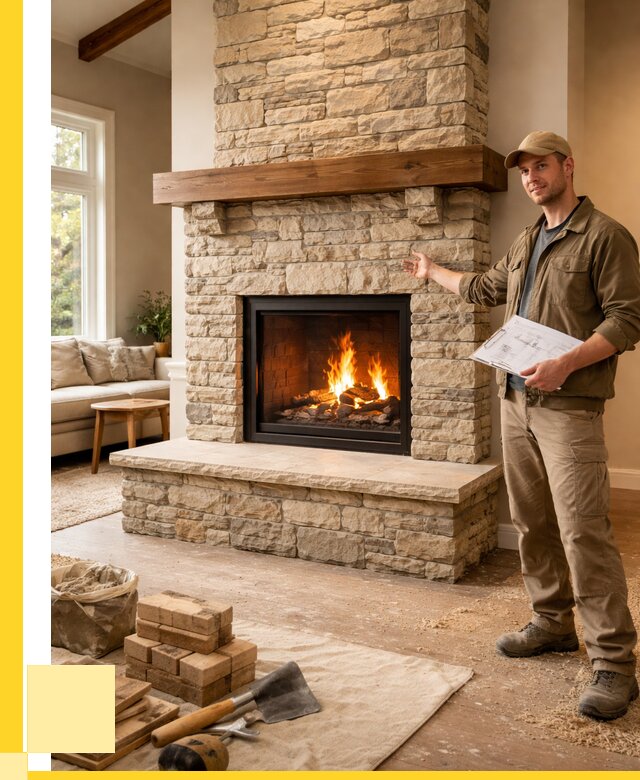 Камины под ключ в Биробиджане от 182484 р. | ЭриданБрб — установка