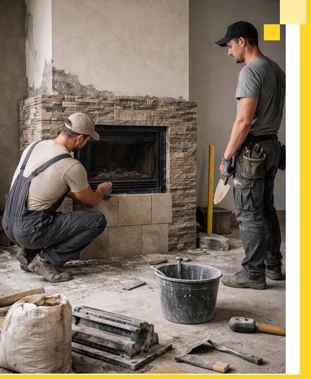 Камины под ключ в Биробиджане: проект, изготовление и монтаж