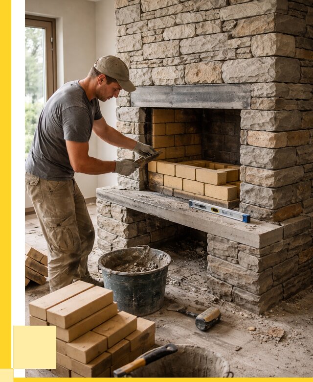 Кладка каминов и камина в Биробиджане от 25345 р. ЭриданБрб