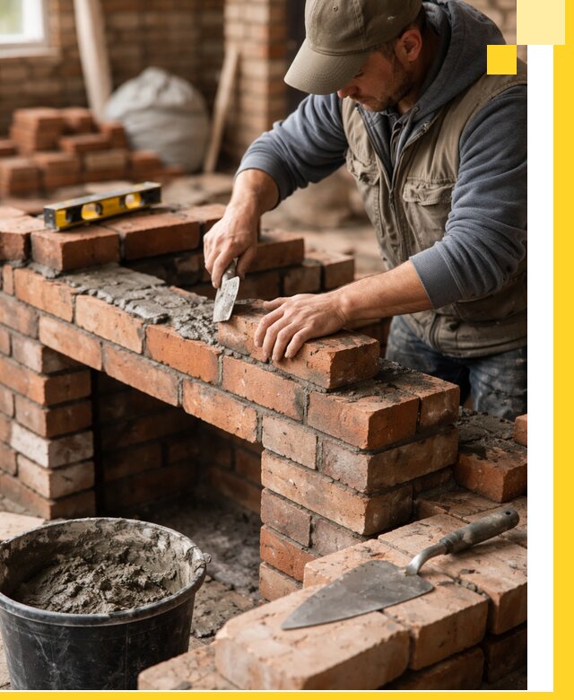 Кладка каминов под ключ в Биробиджане профессиональная отделка и монтаж