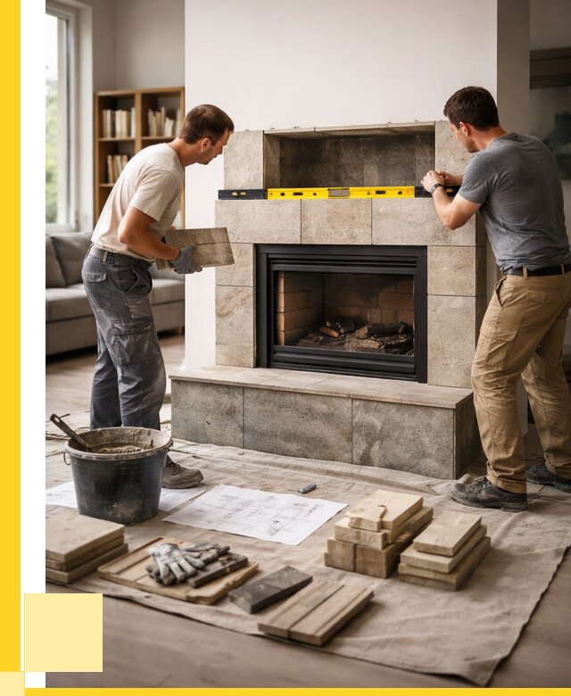 Монтаж каминов и установка в Биробиджане от 45621 р. | ЭриданБрб