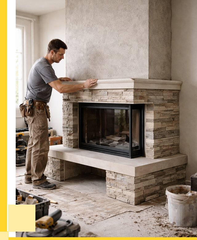 Изготовление каминов под ключ в Биробиджане от 152070 р. | ЭриданБрб