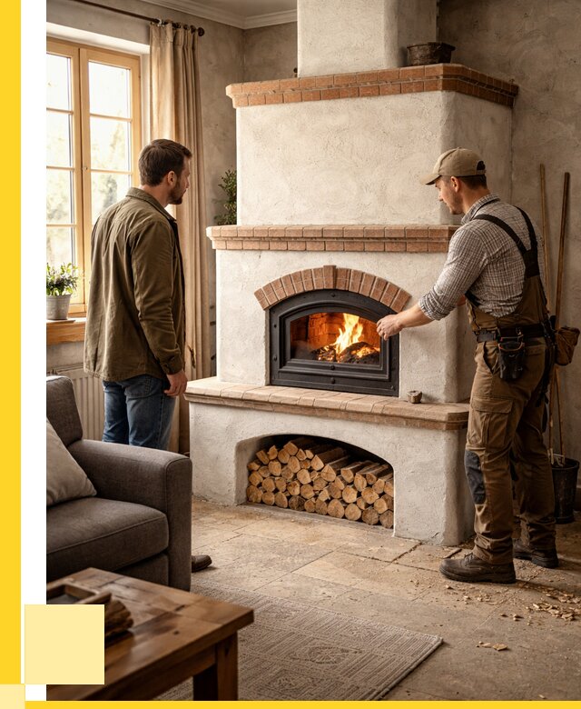 Печи камины в Биробиджане: кирпичные, изразцовые от 60828 р. | ЭриданБрб