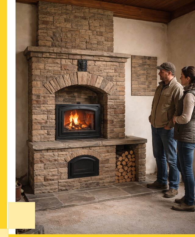 Кирпичная печь под ключ в Биробиджане от 152070 р. | ЭриданБрб