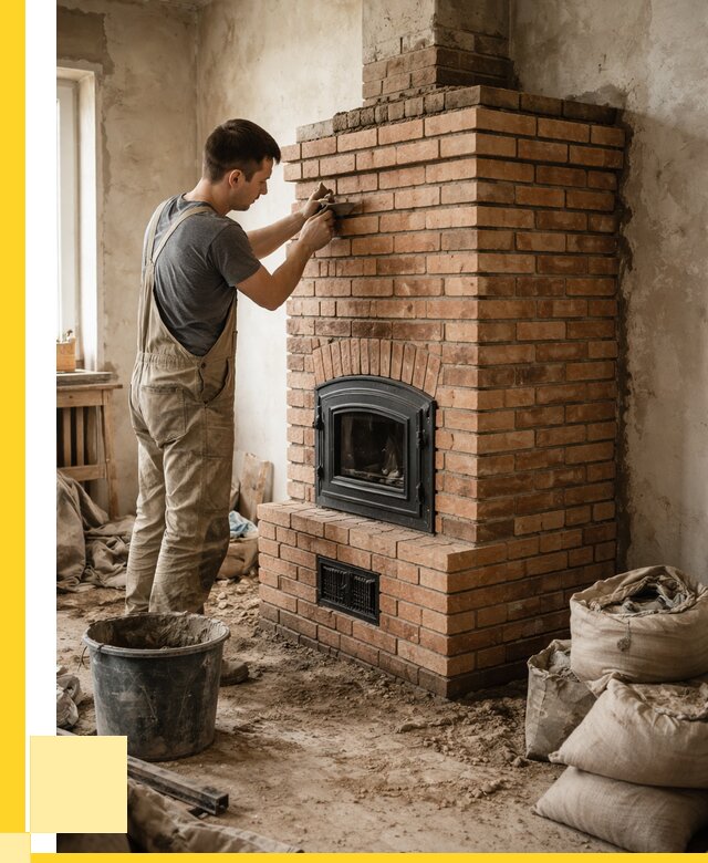 Строительство печей в Биробиджане от 65897 р. под ключ, ЭриданБрб