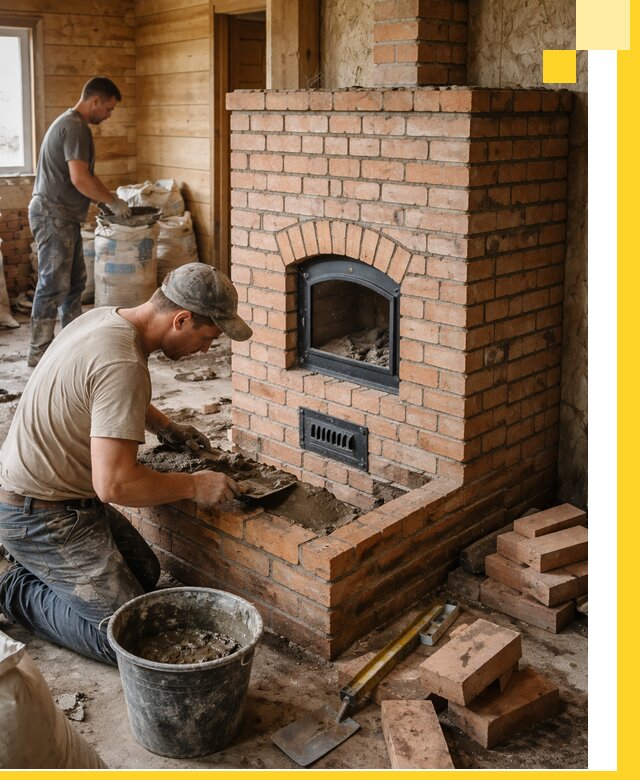 Профессиональное строительство печей в Биробиджане под ключ