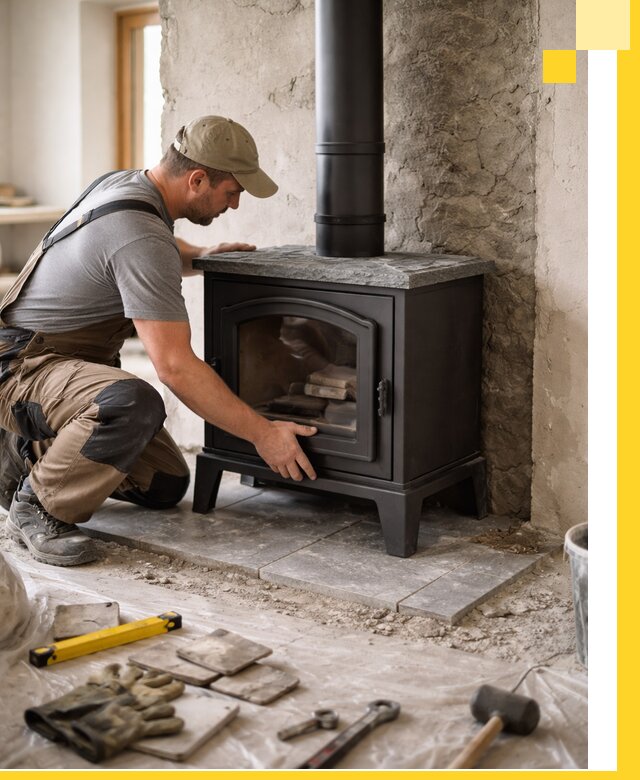 Профессиональный монтаж печей и каминов в Биробиджане под ключ