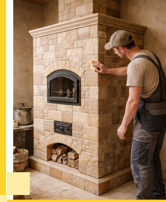 Облицовка печей в Биробиджане от 4562 р. под ключ | ЭриданБрб