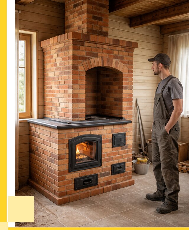 Кирпичные печи в Биробиджане: купить от 152070 р. | ЭриданБрб