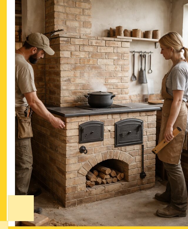 Варочно отопительные печи в Биробиджане от 91242 р. | ЭриданБрб