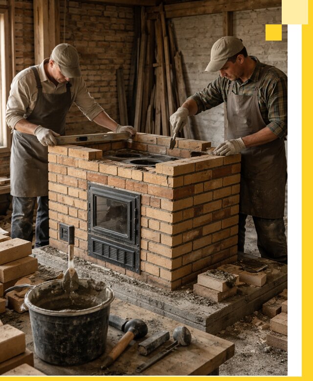 Изготовление и установка варочных печей под ключ в Биробиджане