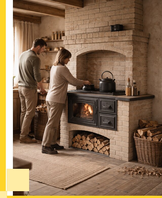 Печи с плитой в Биробиджане от 45621 р. | ЭриданБрб — кирпичная печь