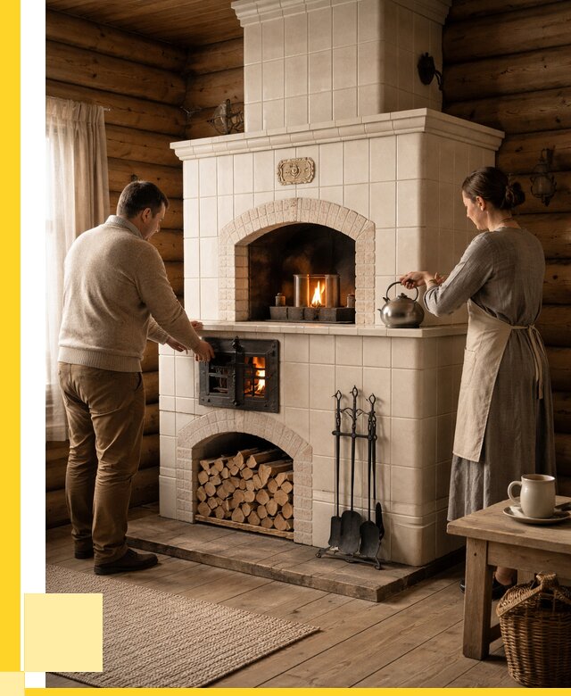 Русские печи в Биробиджане: установка от 152070 р. ЭриданБрб