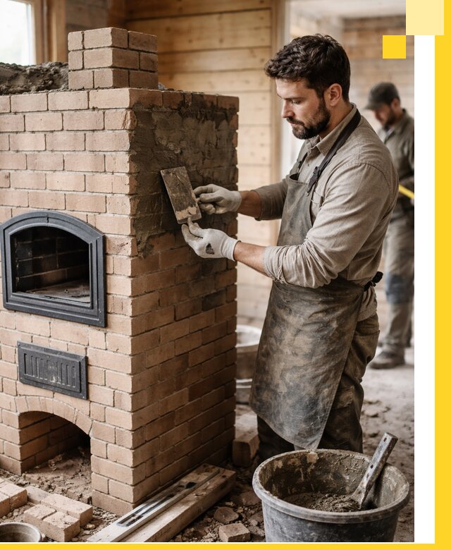 Изготовление и установка печей-шведок под ключ в Биробиджане