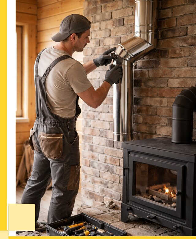Монтаж дымоходов для печей в Биробиджане от 7604 р. | ЭриданБрб