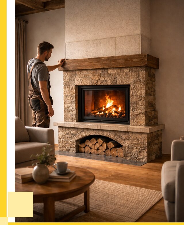 Печи камины для дома под ключ в Биробиджане от 55759 р. | ЭриданБрб