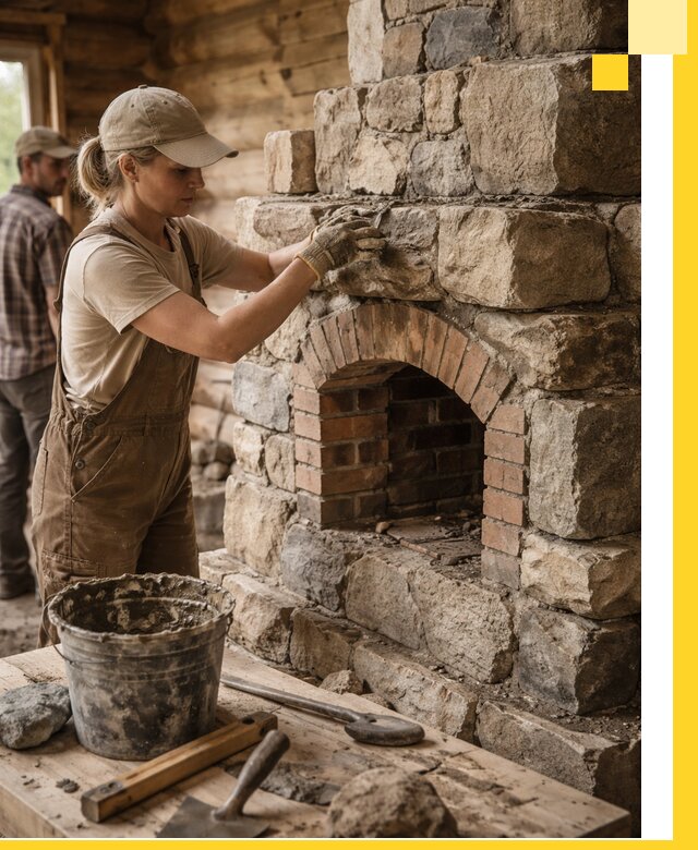 Каменные печи на заказ и монтаж в Биробиджане, долговечные решения