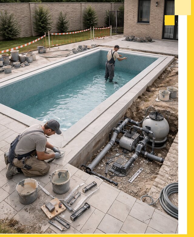 Строительство бассейнов под ключ в Биробиджане: проекты и монтаж