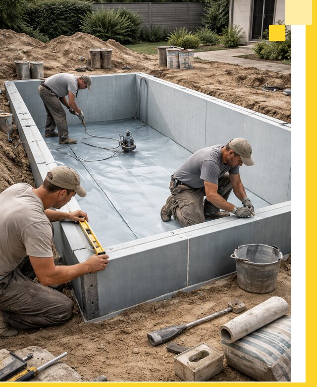 Профессиональный монтаж бассейнов под ключ в Биробиджане с гарантией