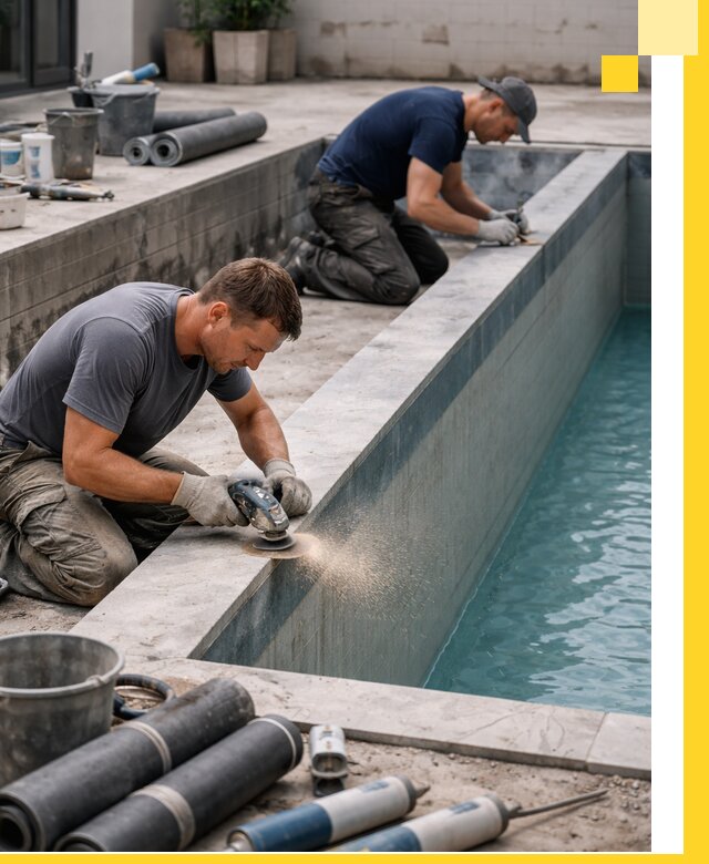 Профессиональный ремонт бассейнов под ключ в Биробиджане