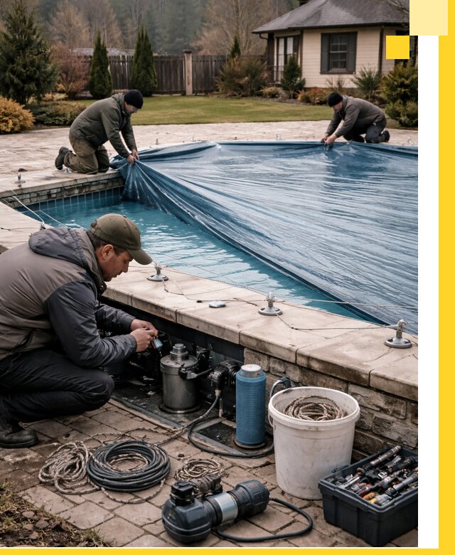 Консервация бассейнов в Биробиджане: подготовка к длительному хранению