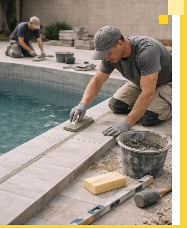 Отделка бассейнов в Биробиджане: декоративная отделка и гидроизоляция