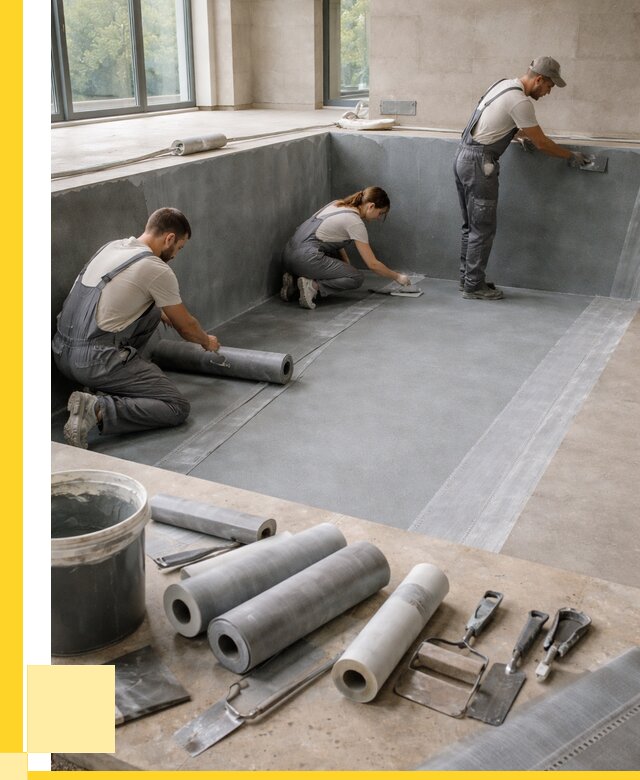 Гидроизоляция бассейнов в Биробиджане от 2028 р., ЭриданБрб