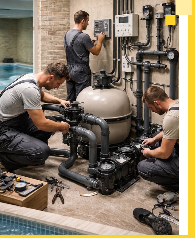 Комплексное оборудование для бассейнов под ключ в Биробиджане