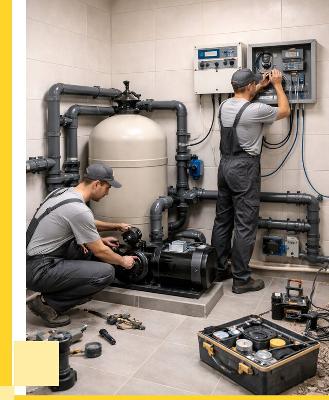 Монтаж оборудования для бассейнов в Биробиджане от 40552 р. | ЭриданБрб