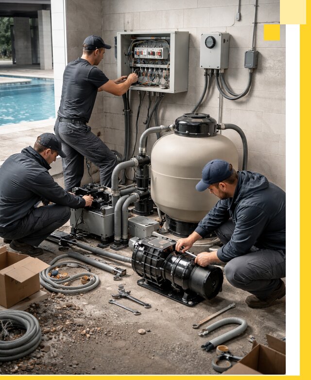 Профессиональный монтаж оборудования для бассейнов в Биробиджане