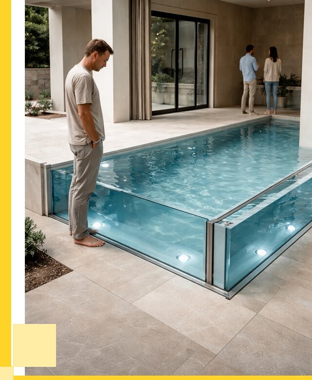 Стеклянные бассейны в Биробиджане от 1216560 р. | ЭриданБрб — мозаика