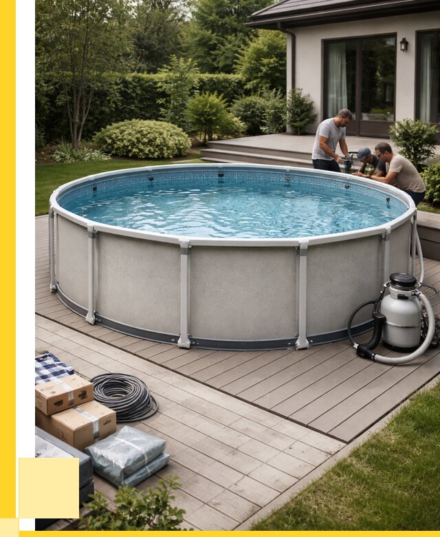 Купить каркасные бассейны в Биробиджане от 45621 р. | ЭриданБрб