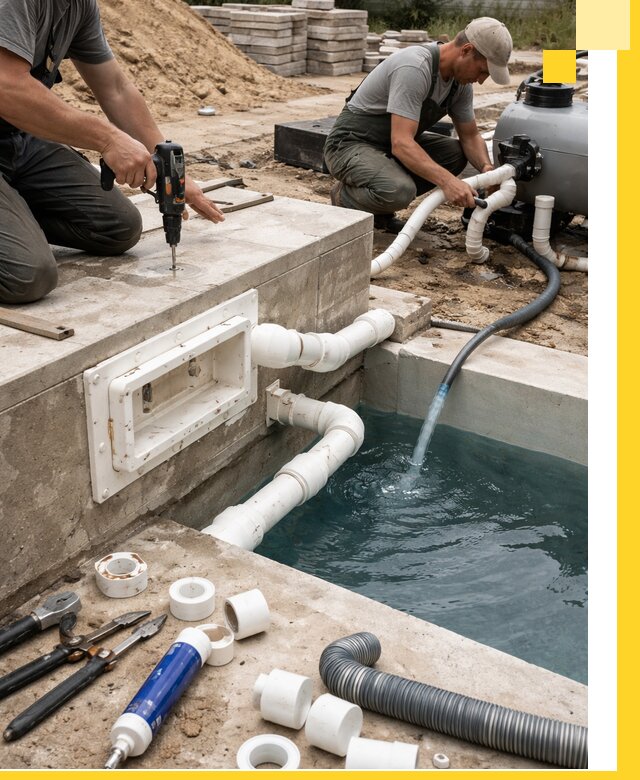 Строительство скиммерных бассейнов под ключ в Биробиджане