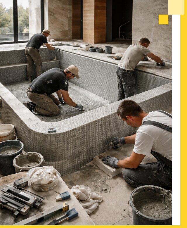 Строительство и установка СПА бассейнов под ключ в Биробиджане