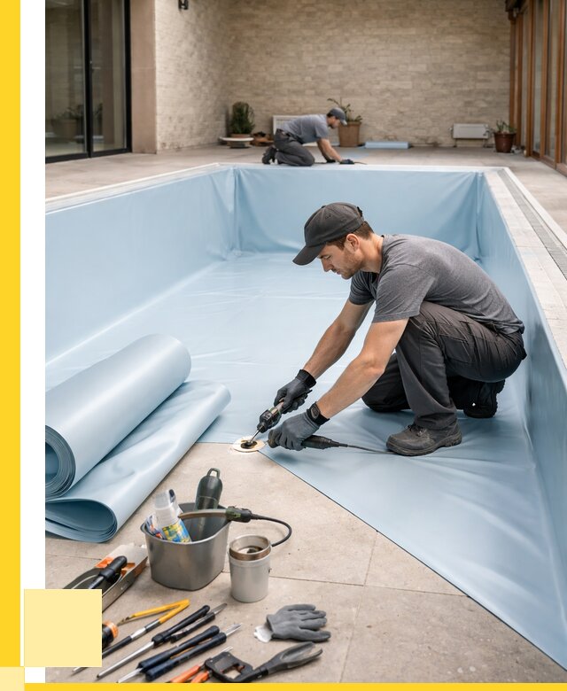 Пленка ПВХ для бассейнов в Биробиджане от 2535 р. | ЭриданБрб