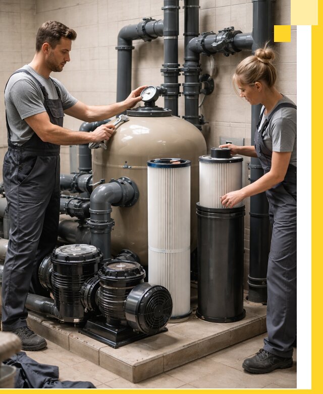 Фильтры и системы фильтрации для бассейнов в Биробиджане