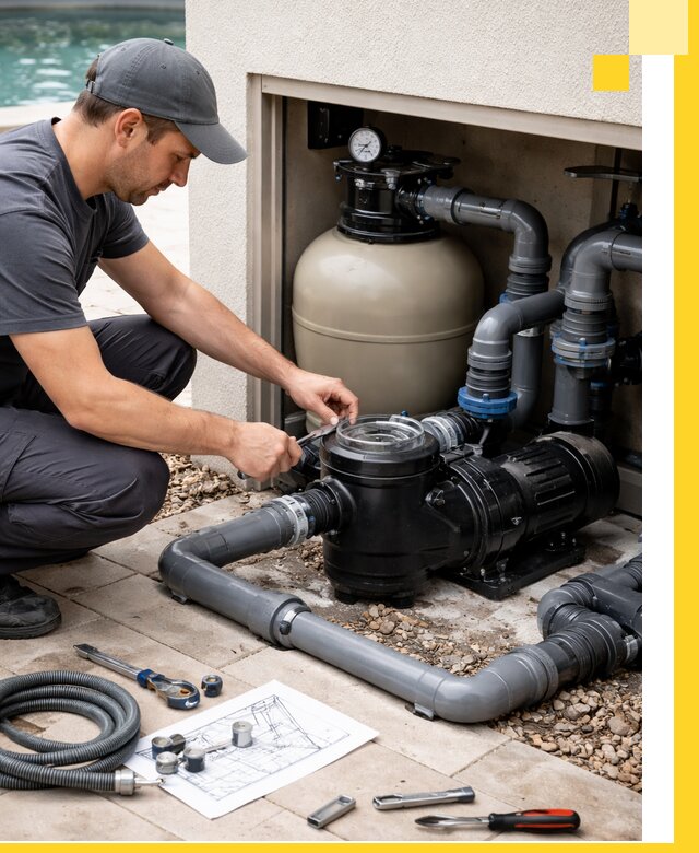 Поставка, монтаж и сервис насосов для бассейнов в Биробиджане