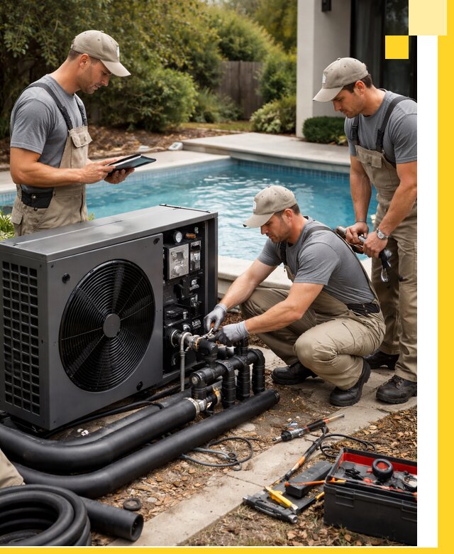 Проектирование и установка тепловых насосов для бассейнов в Биробиджане