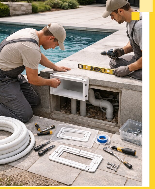 Поставка и установка скиммеров для бассейнов в Биробиджане