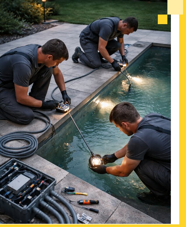 Профессиональное освещение бассейнов в Биробиджане: дизайн и монтаж