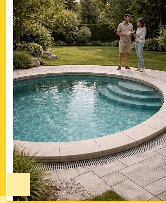 Круглые каркасные бассейны купить в Биробиджане от 253450 р. | ЭриданБрб