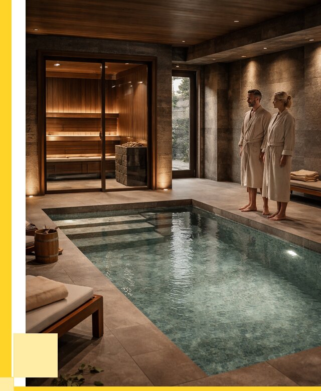 Сауна с большим бассейном в Биробиджане от 1216560 р. ЭриданБрб