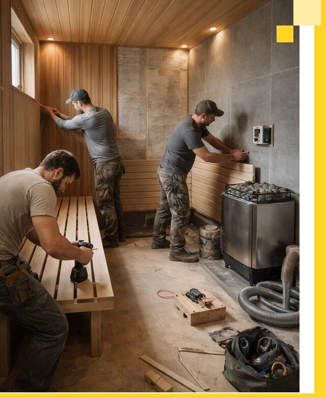 Сауны под ключ в Биробиджане, проектирование, строительство, отделка