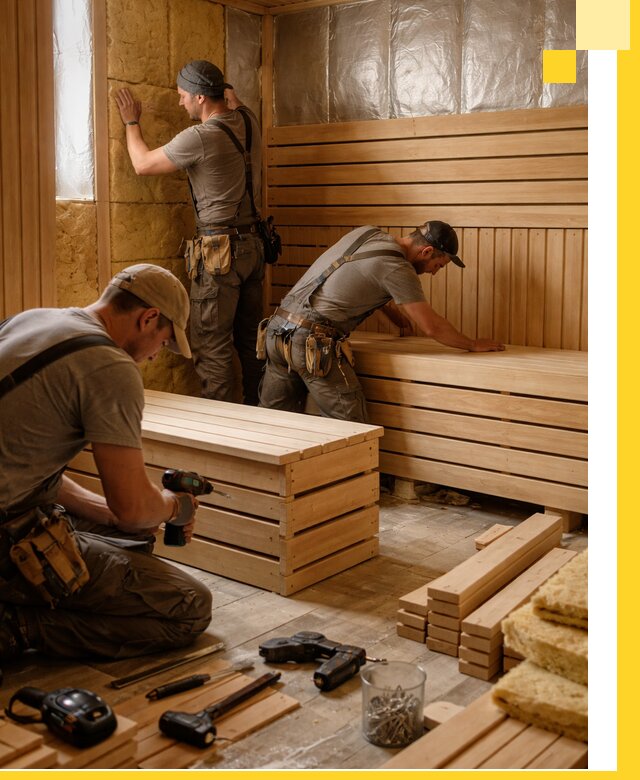 Профессиональное строительство саун под ключ в Биробиджане