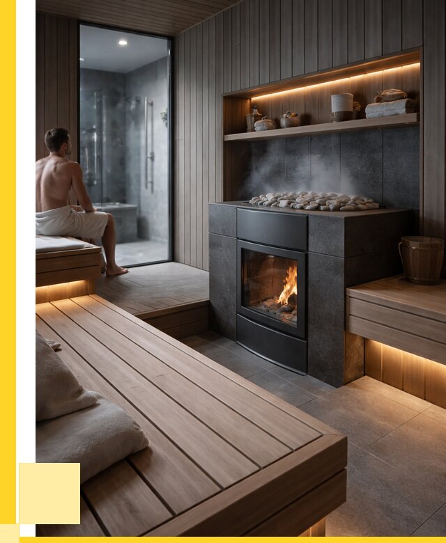 Проект сауны в частном доме в Биробиджане от 35483 р. | ЭриданБрб